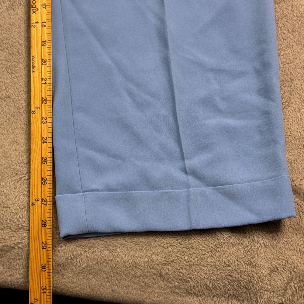 J. Crew Brand New Essential Wide Leg Pant Periwinkle Blue Pleated Size 12 NWT - Picture 2 of 10
